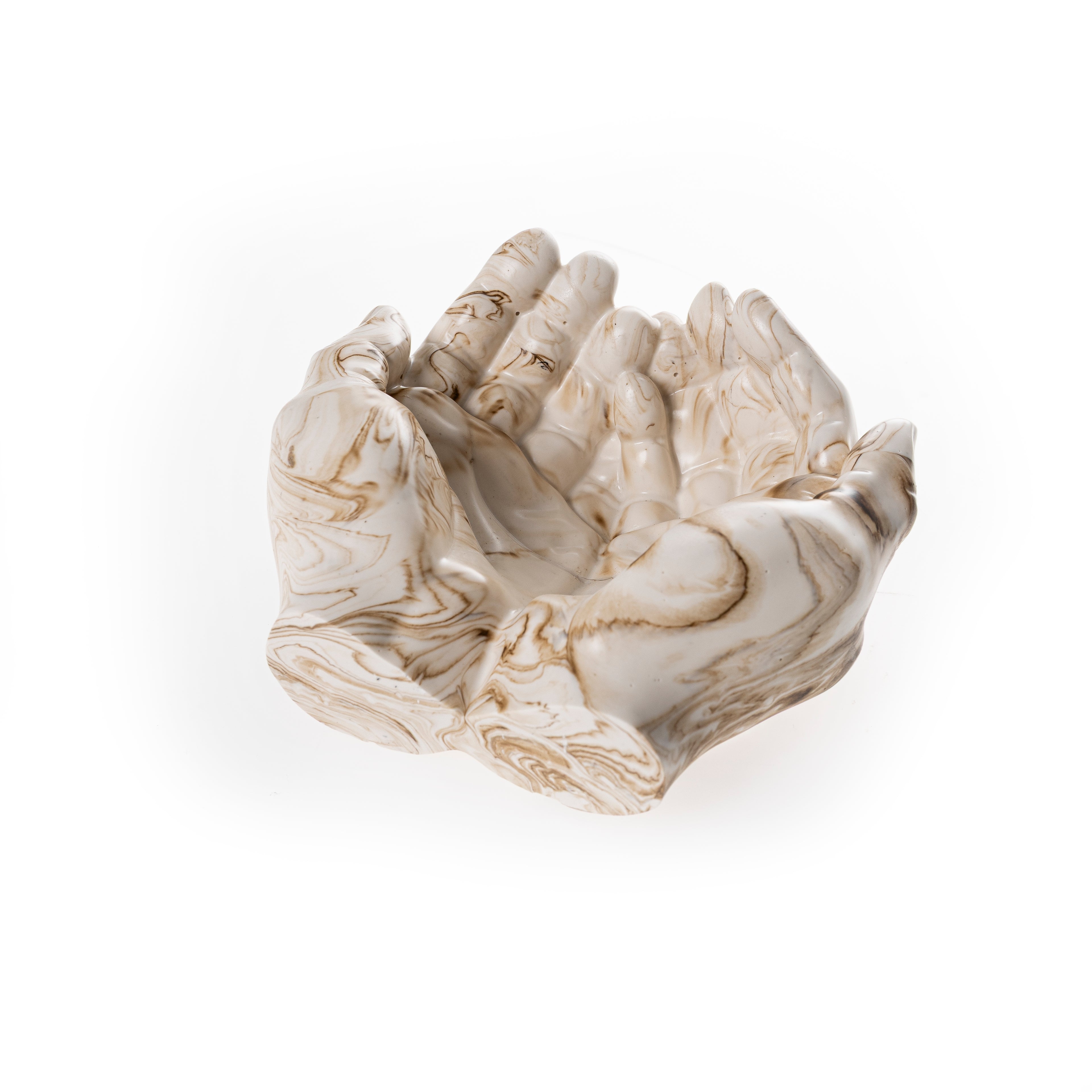 PRAYER HANDS TRAY [NUDE MARBLE]