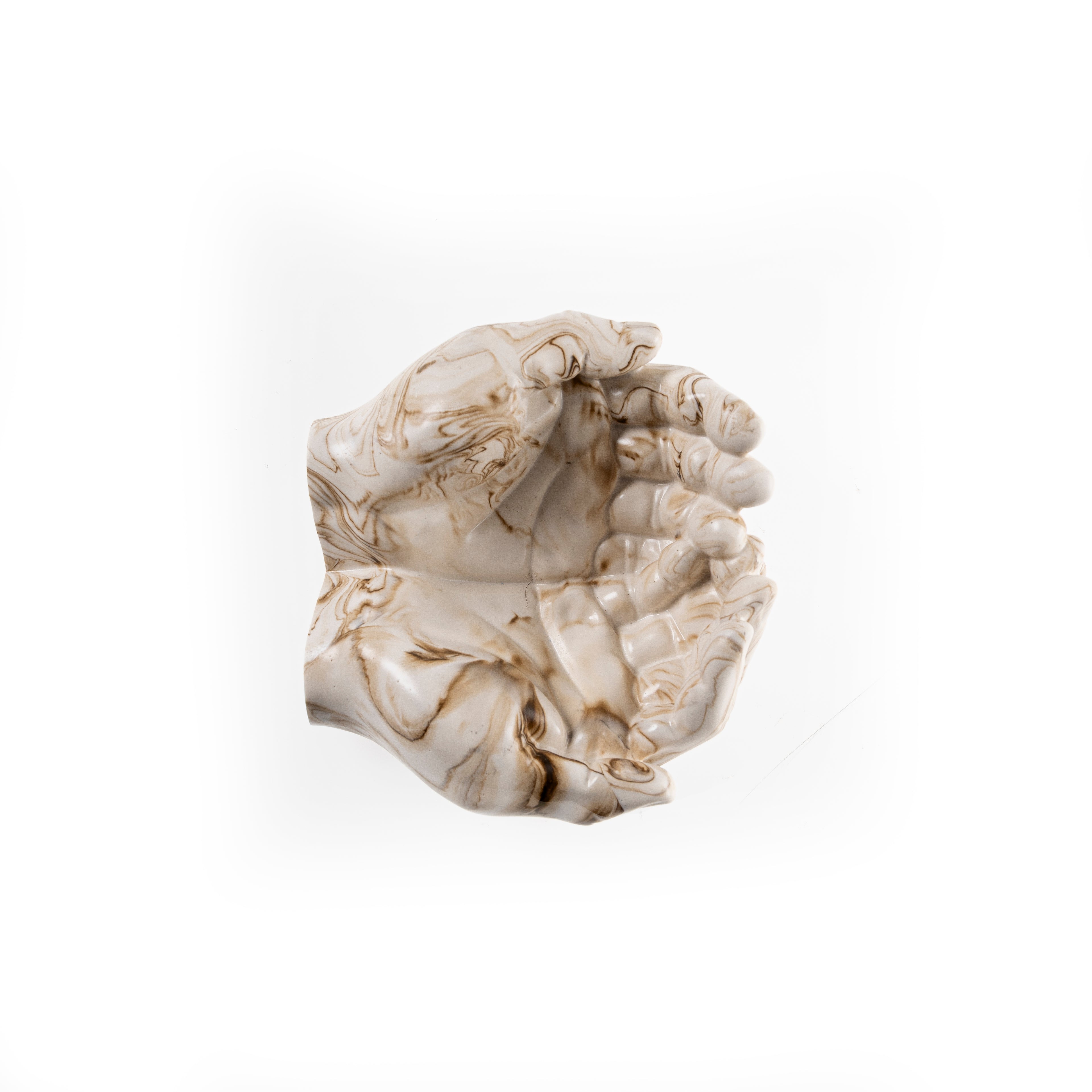 PRAYER HANDS TRAY [NUDE MARBLE]