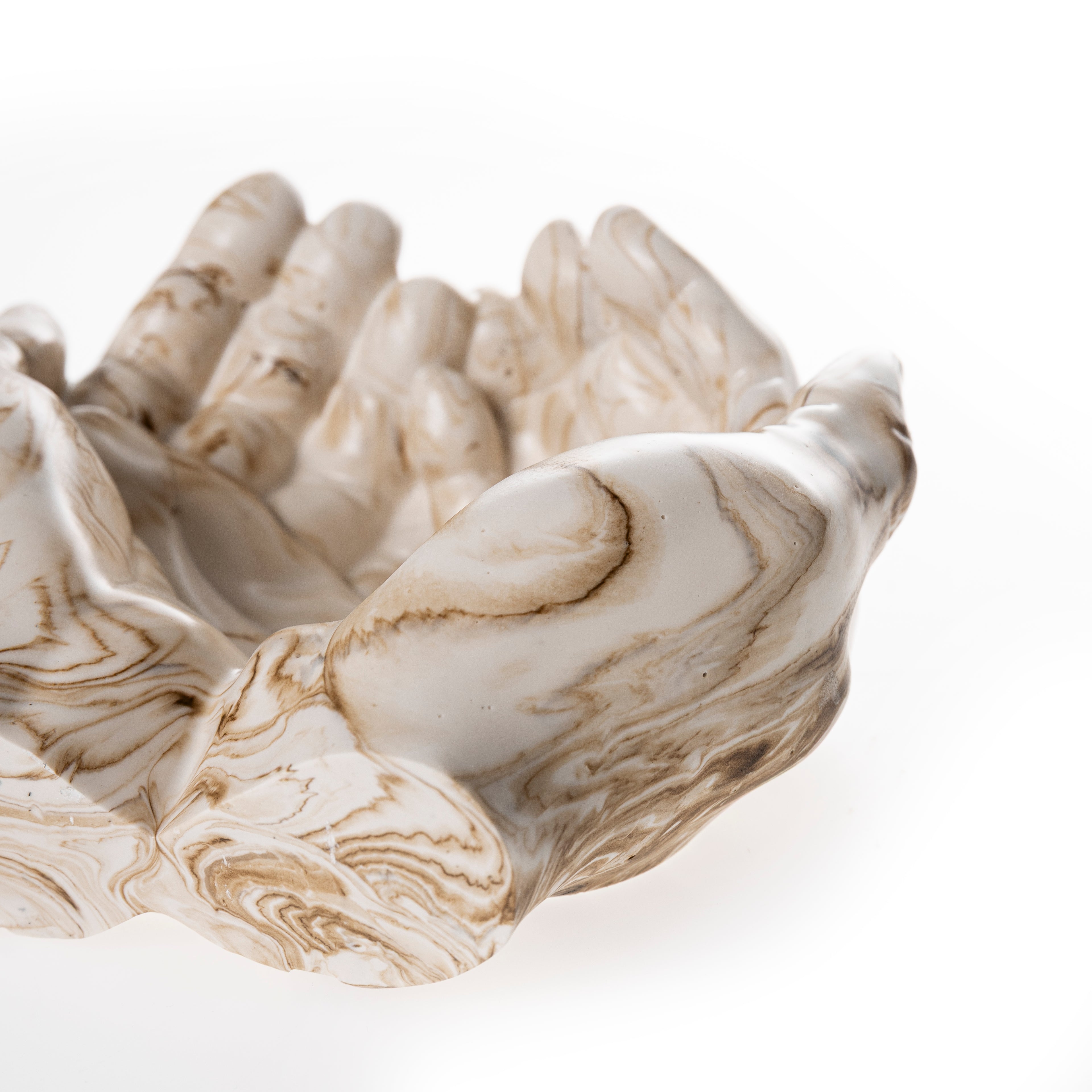PRAYER HANDS TRAY [NUDE MARBLE]