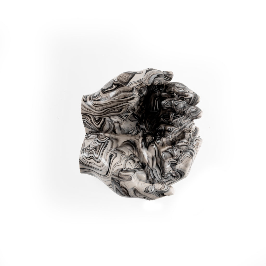 PRAYER HANDS TRAY [BLACK MARBLE]