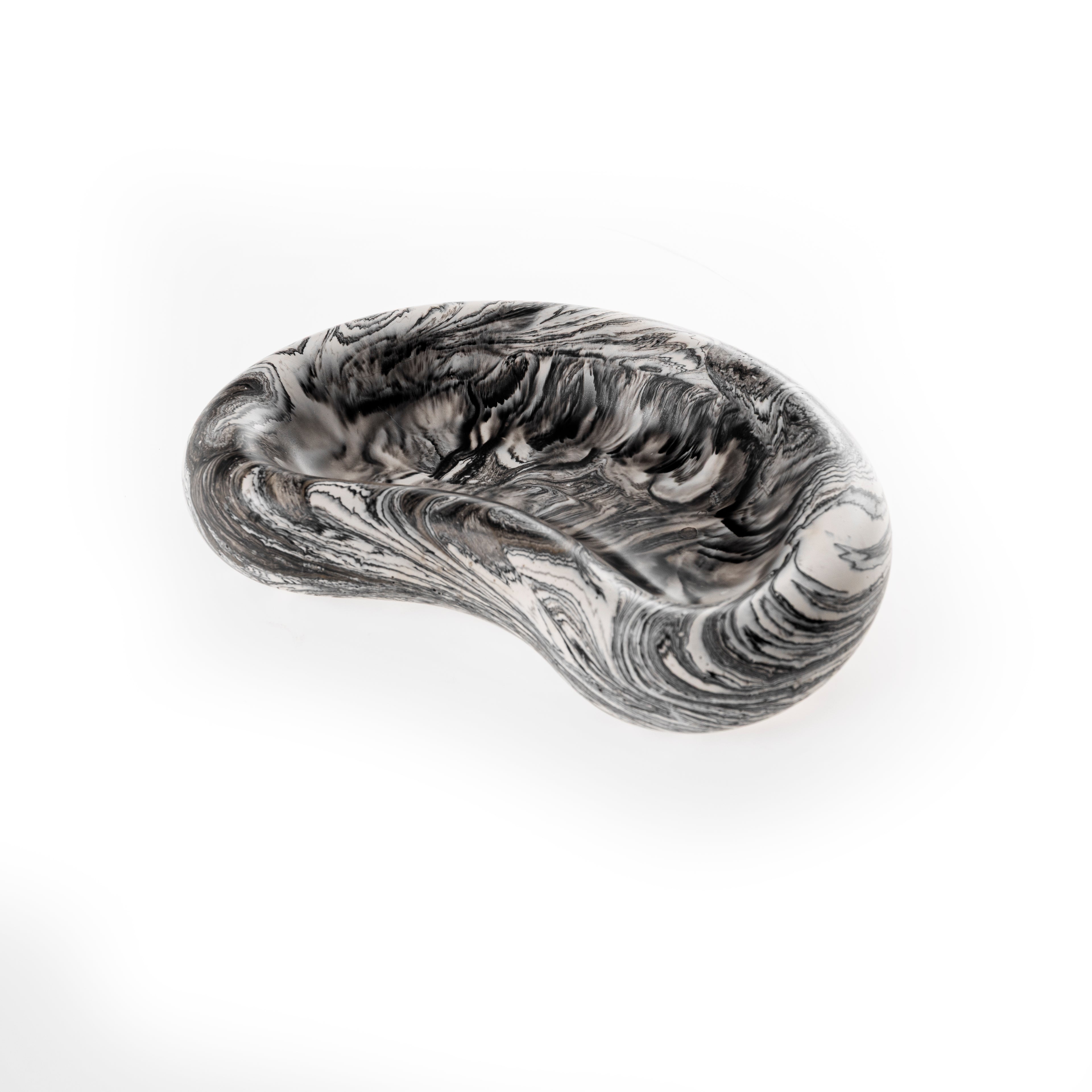 BEAN TRAY [BLACK MARBLE]
