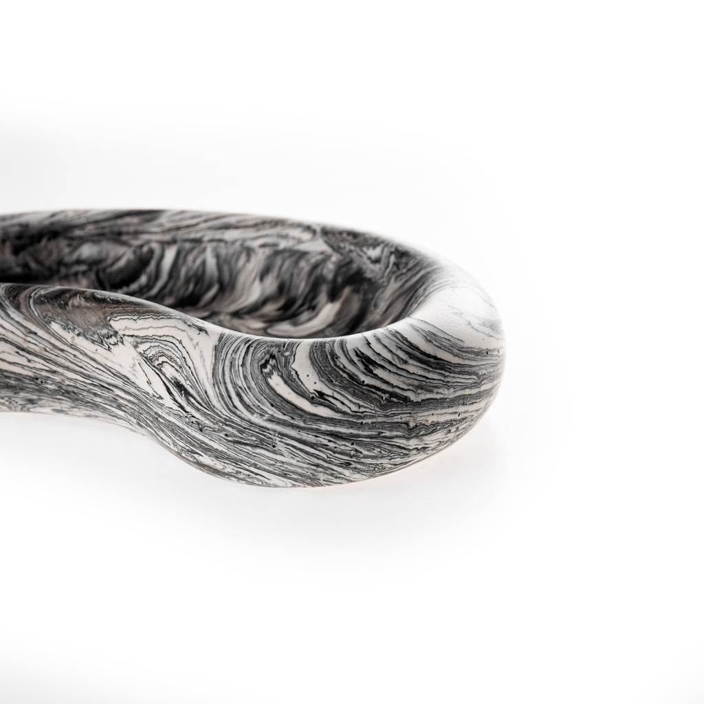 BEAN TRAY [BLACK MARBLE]