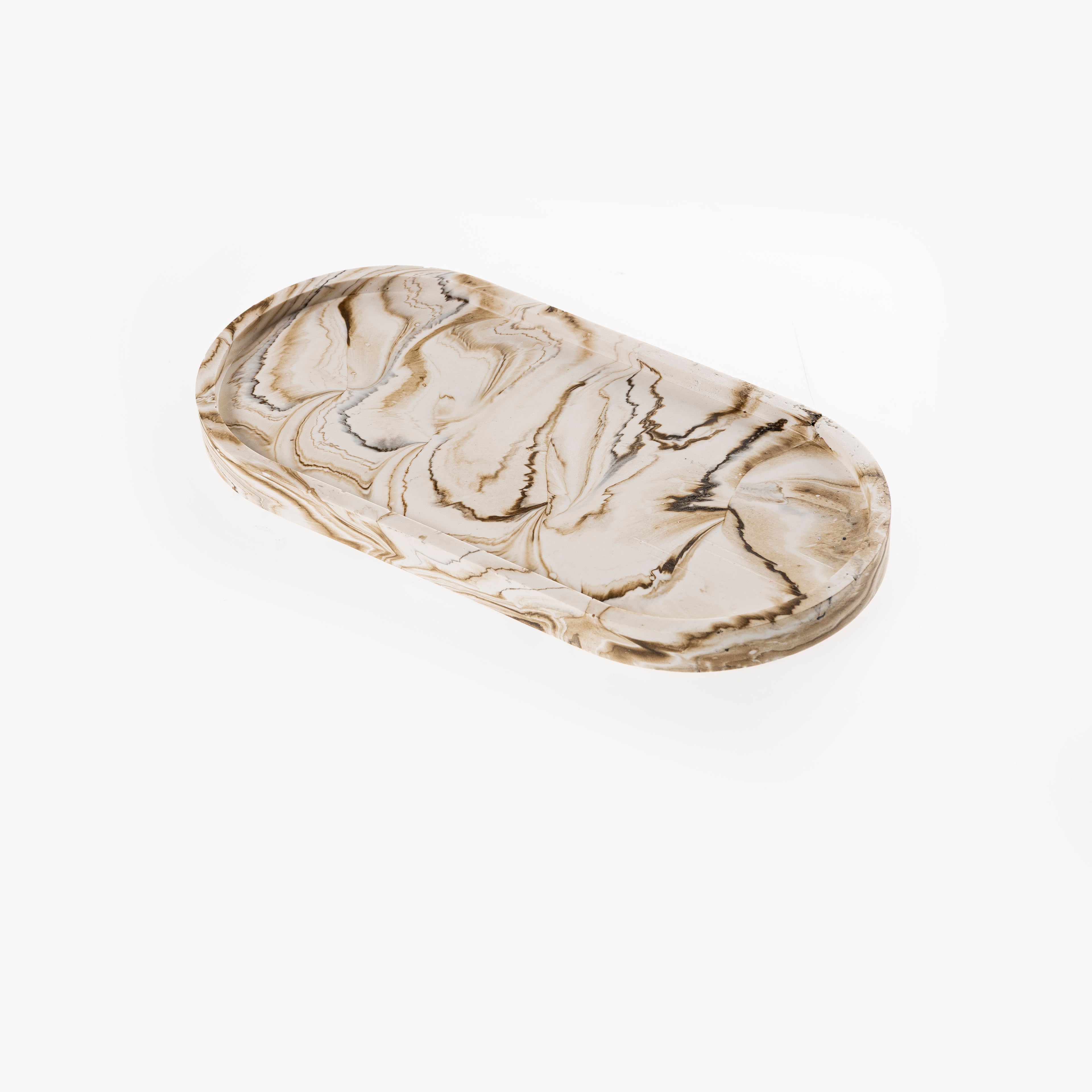 TRICKET TRAY (NUDE MARBLE)