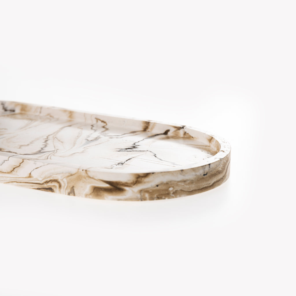 TRICKET TRAY (NUDE MARBLE)