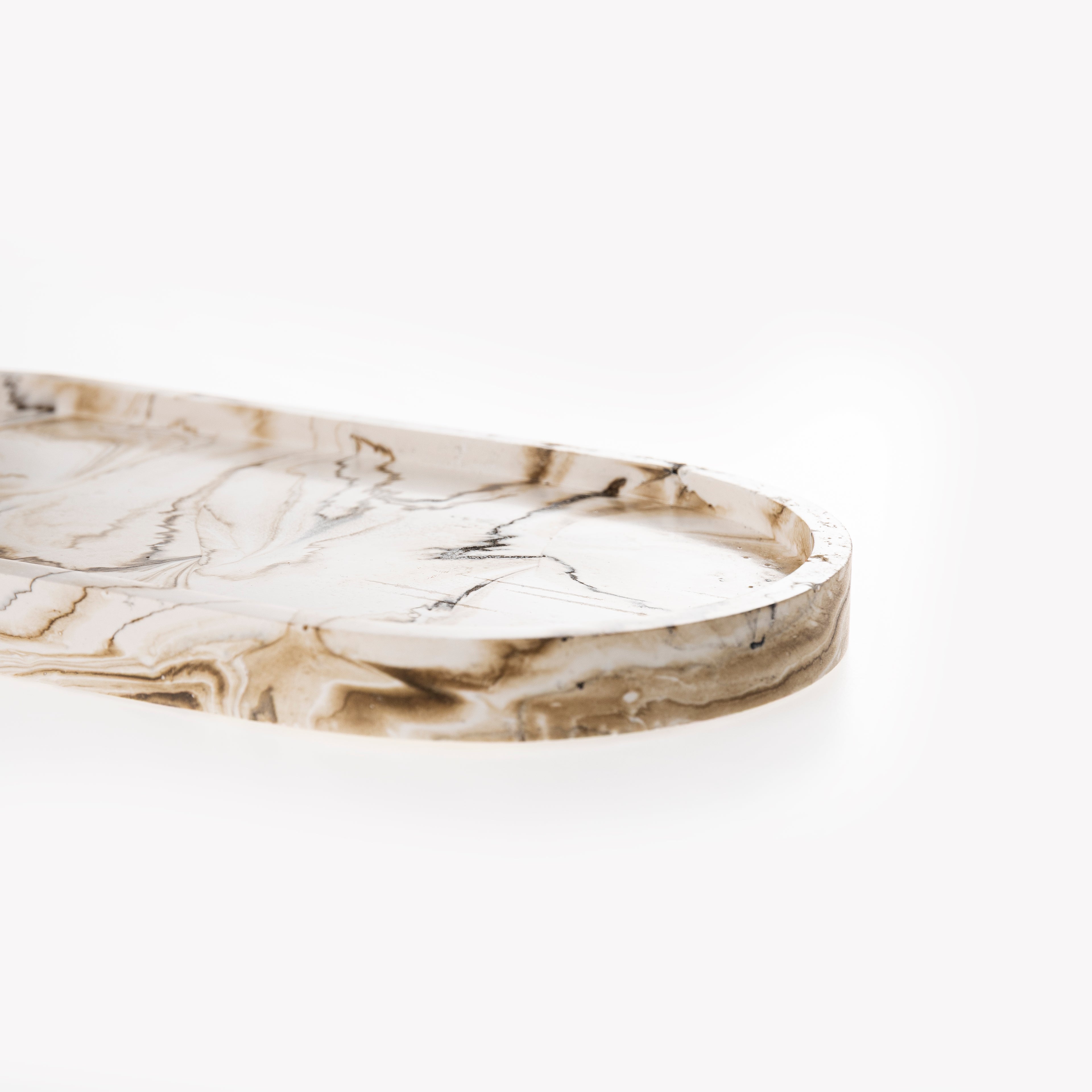 TRICKET TRAY (NUDE MARBLE)