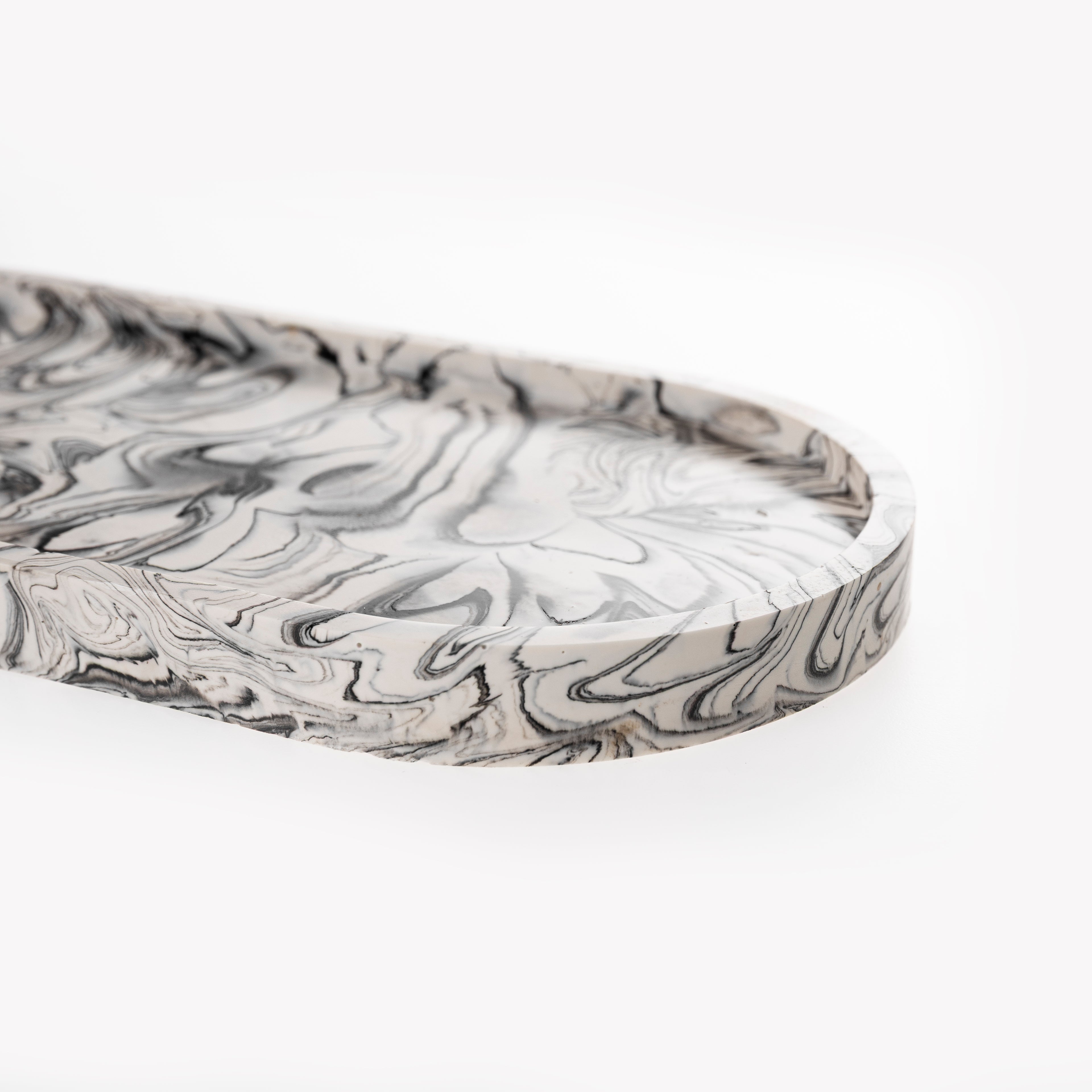 TRINKET TRAY (BLACK MARBLE)
