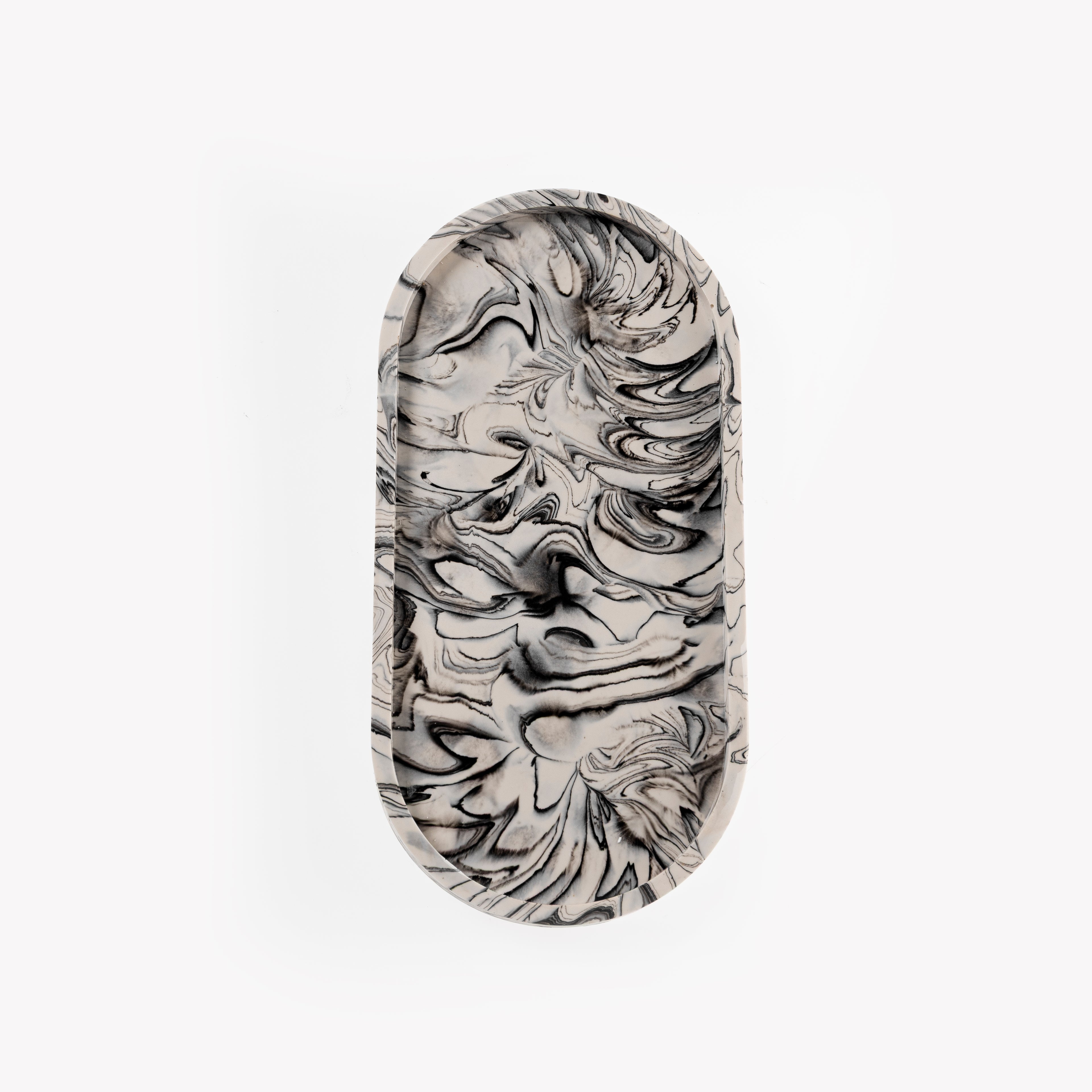 TRINKET TRAY (BLACK MARBLE)