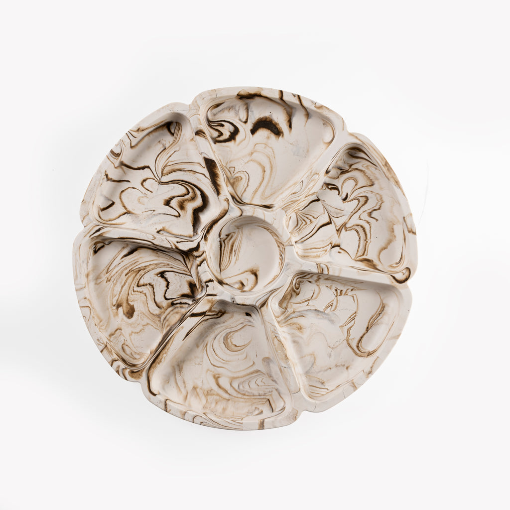 SNACK TRAY [NUDE MARBLE]