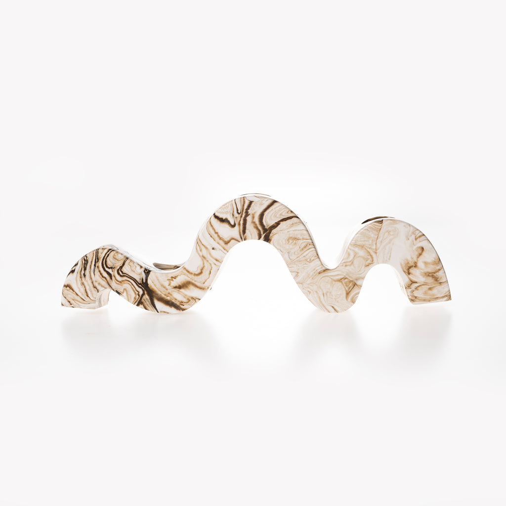 3 HOLE CANDLE HOLDER [NUDE MARBLE]