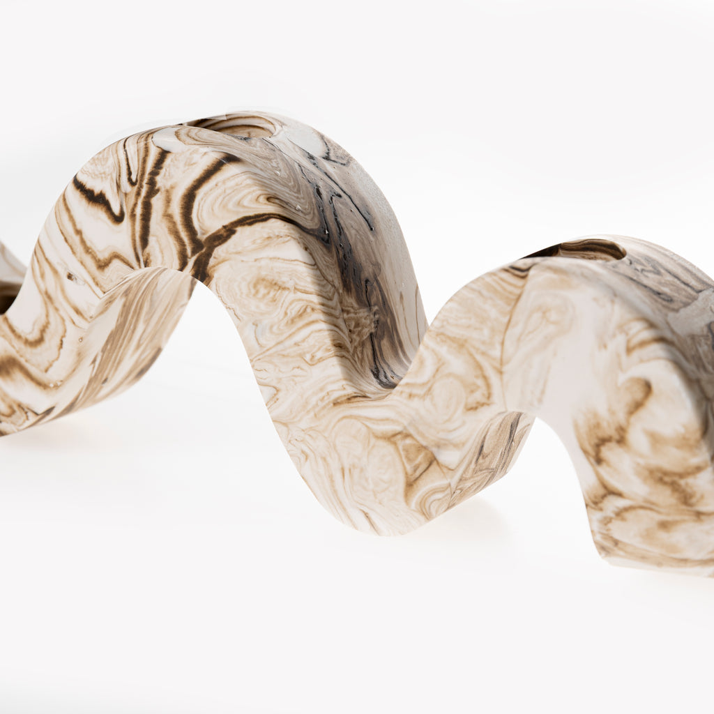 3 HOLE CANDLE HOLDER [NUDE MARBLE]