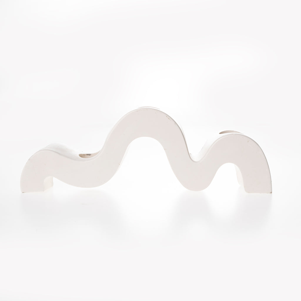 3 HOLE CANDLE HOLDER [CREME]