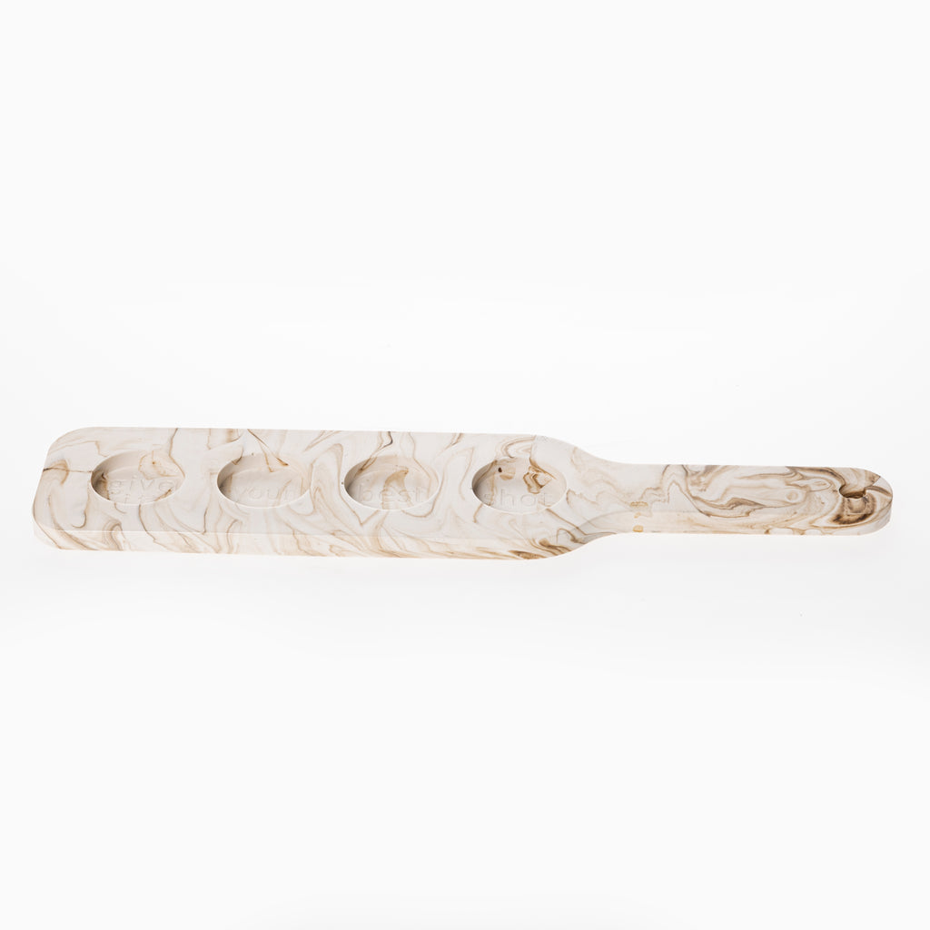 SHOT GLASS TRAY [NUDE MARBLE]