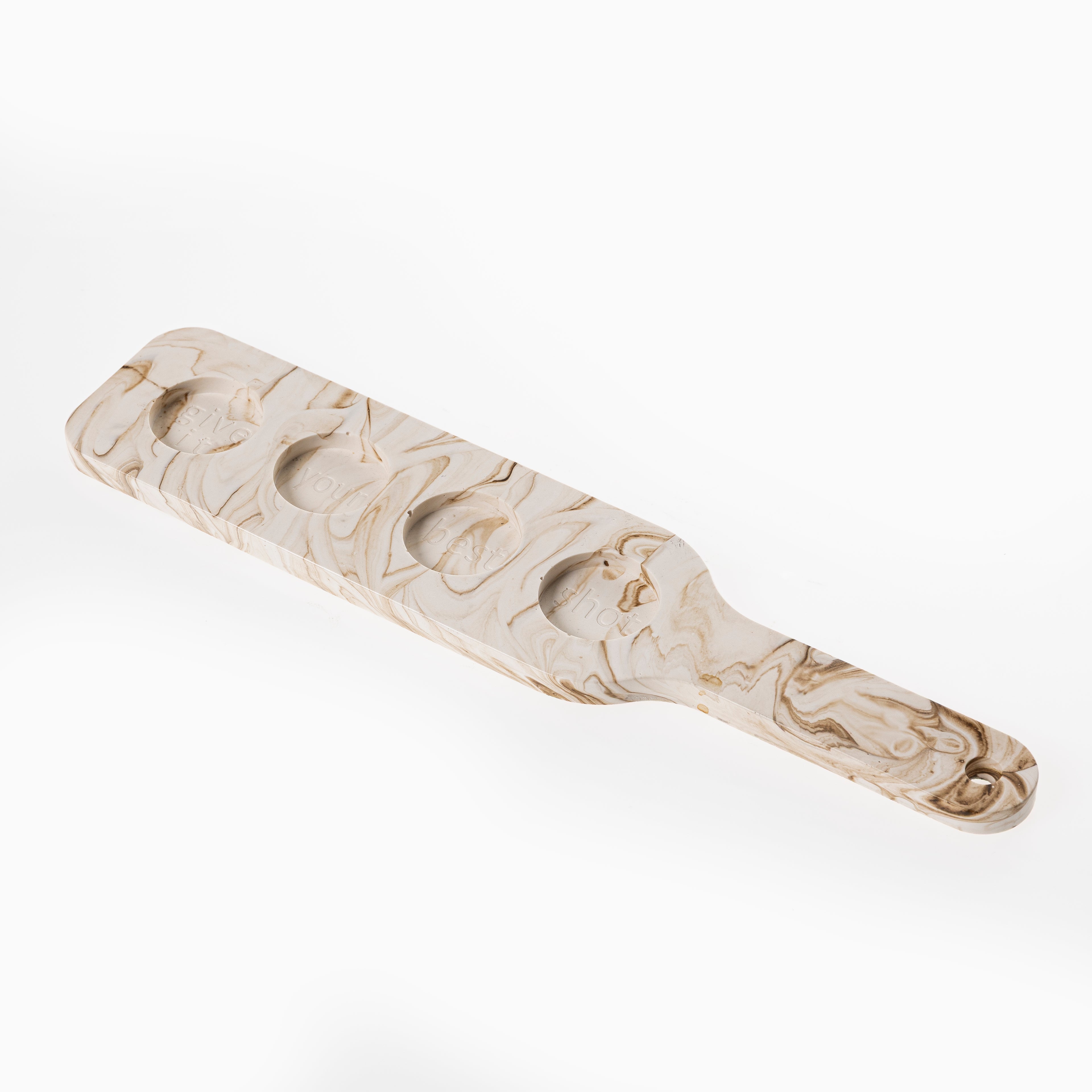 SHOT GLASS TRAY [NUDE MARBLE]