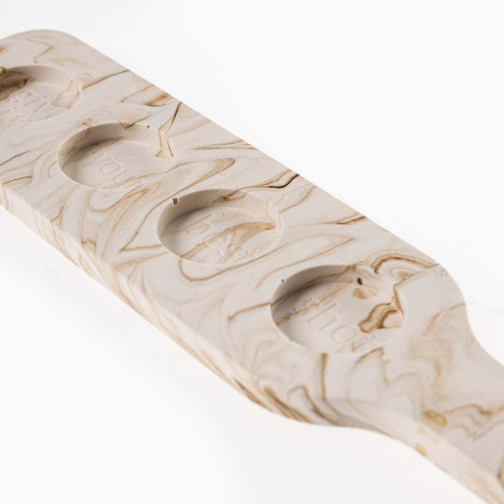 SHOT GLASS TRAY [NUDE MARBLE]