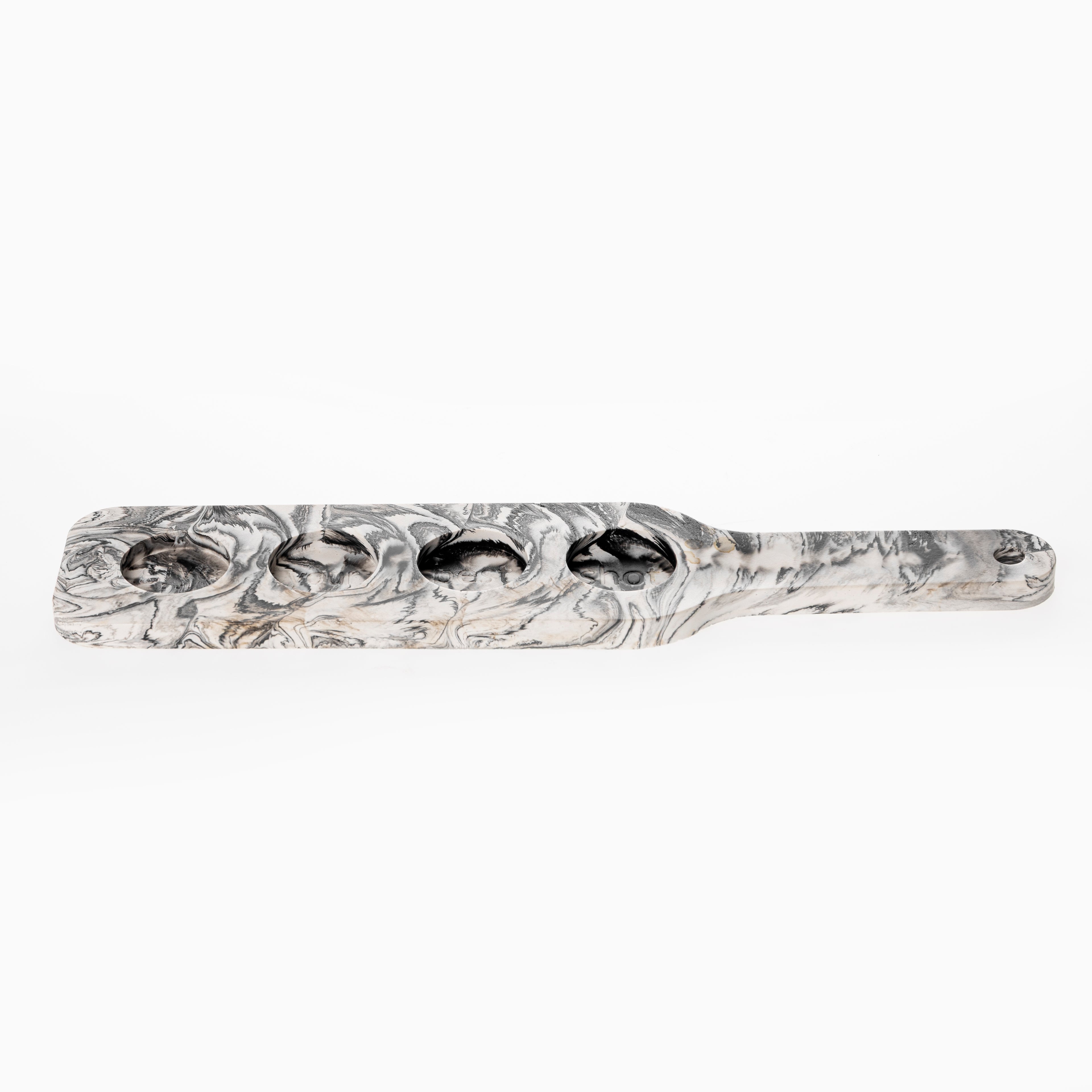 SHOT GLASS TRAY [BLACK MARBLE]