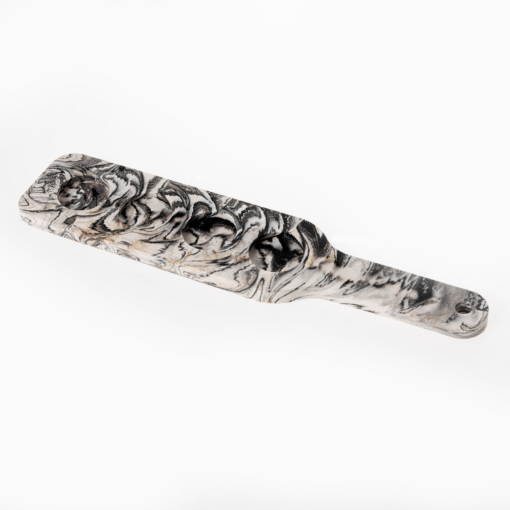 SHOT GLASS TRAY [BLACK MARBLE]