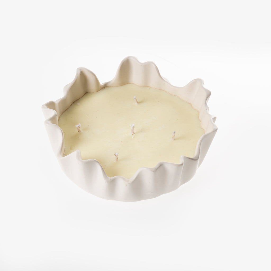 IRREGULAR MULTI-WICK CANDLE [CREME]