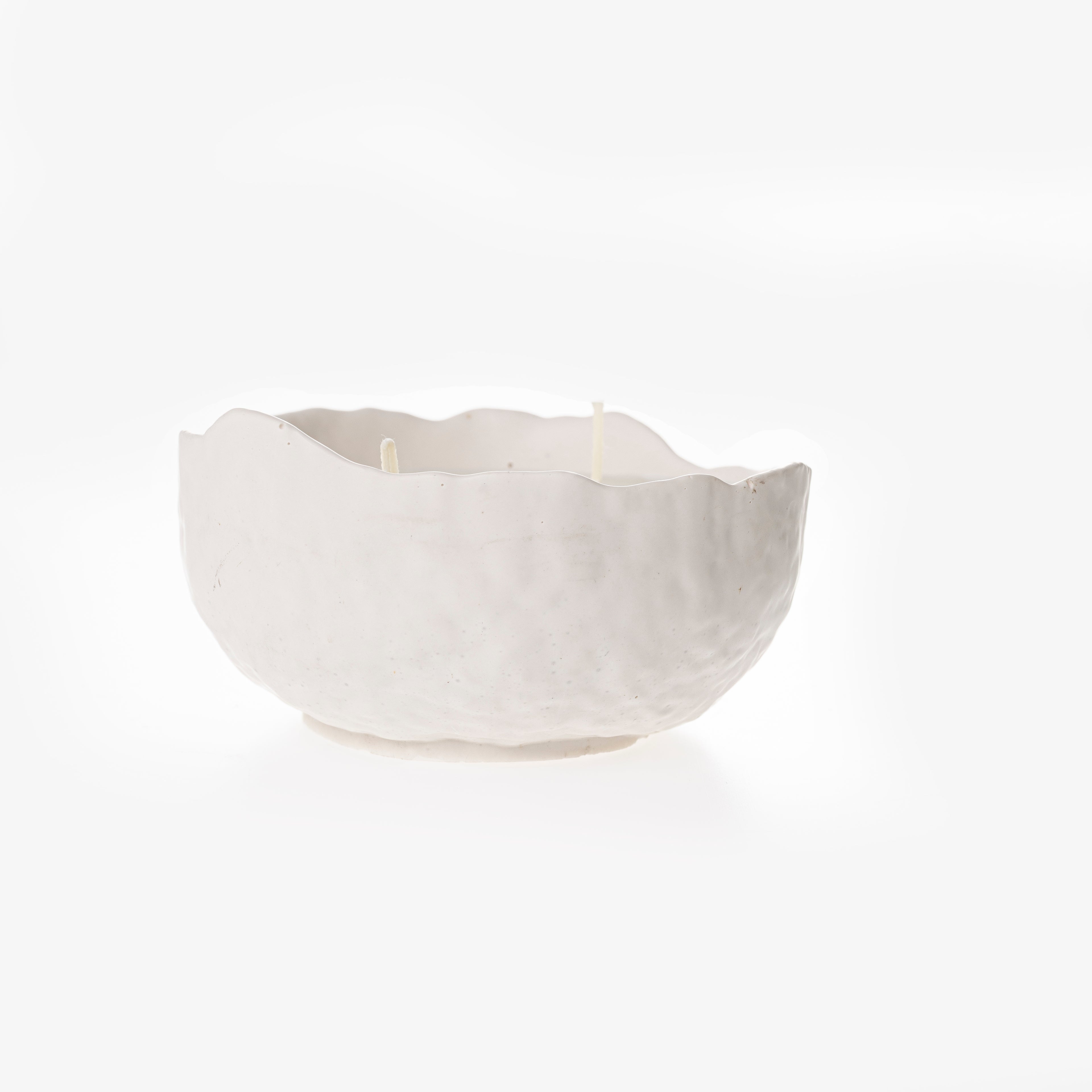 ASYMMETRICAL CANDLE [WHITE]