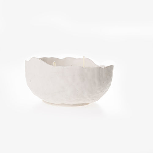 ASYMMETRICAL CANDLE [WHITE]