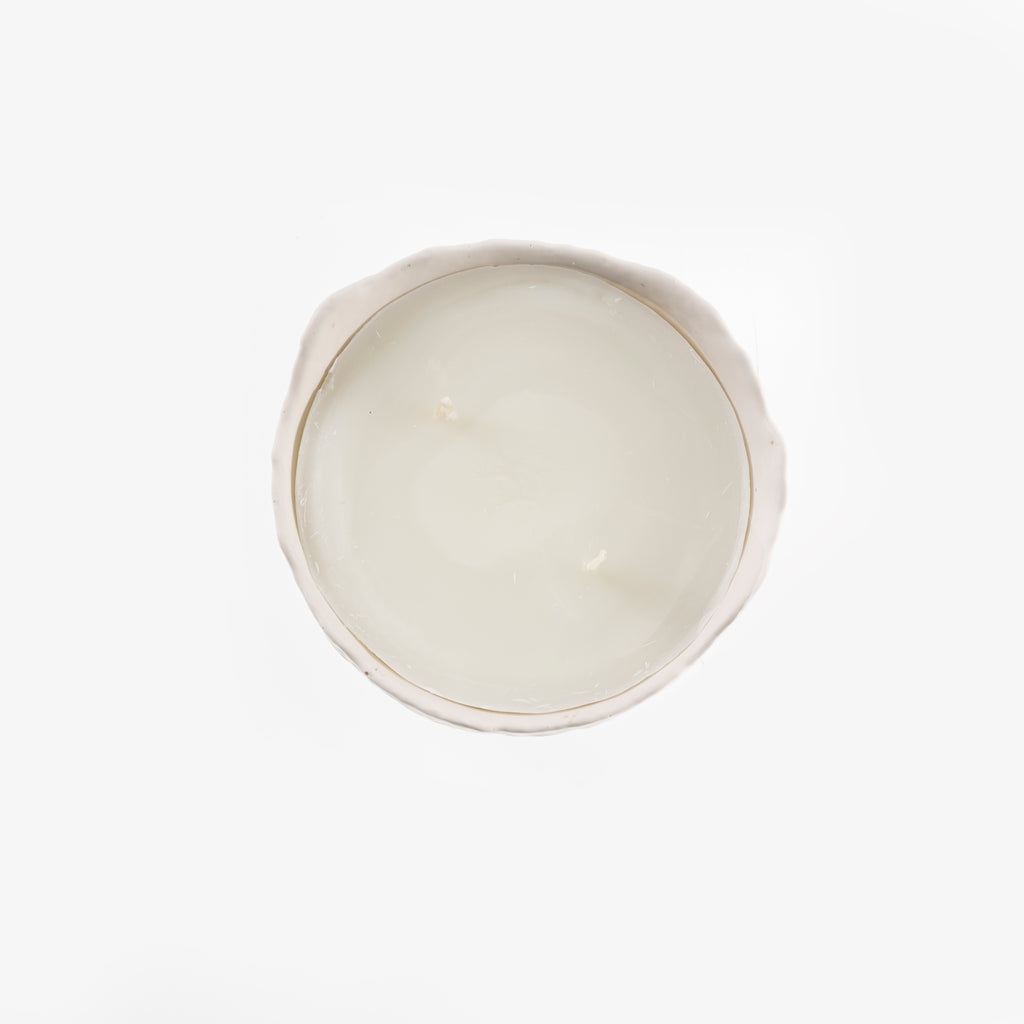 ASYMMETRICAL CANDLE [WHITE]