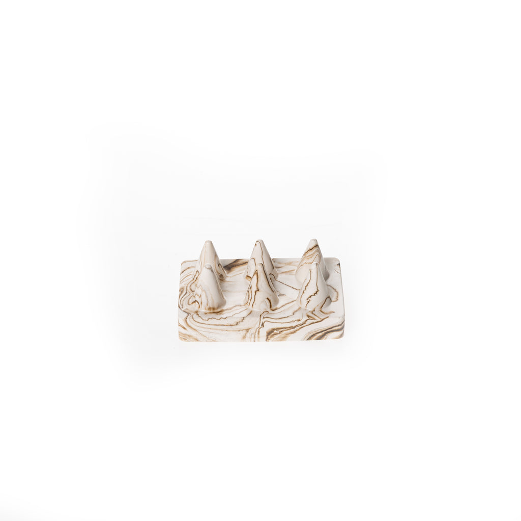CONE RING HOLDER [NUDE MARBLE]