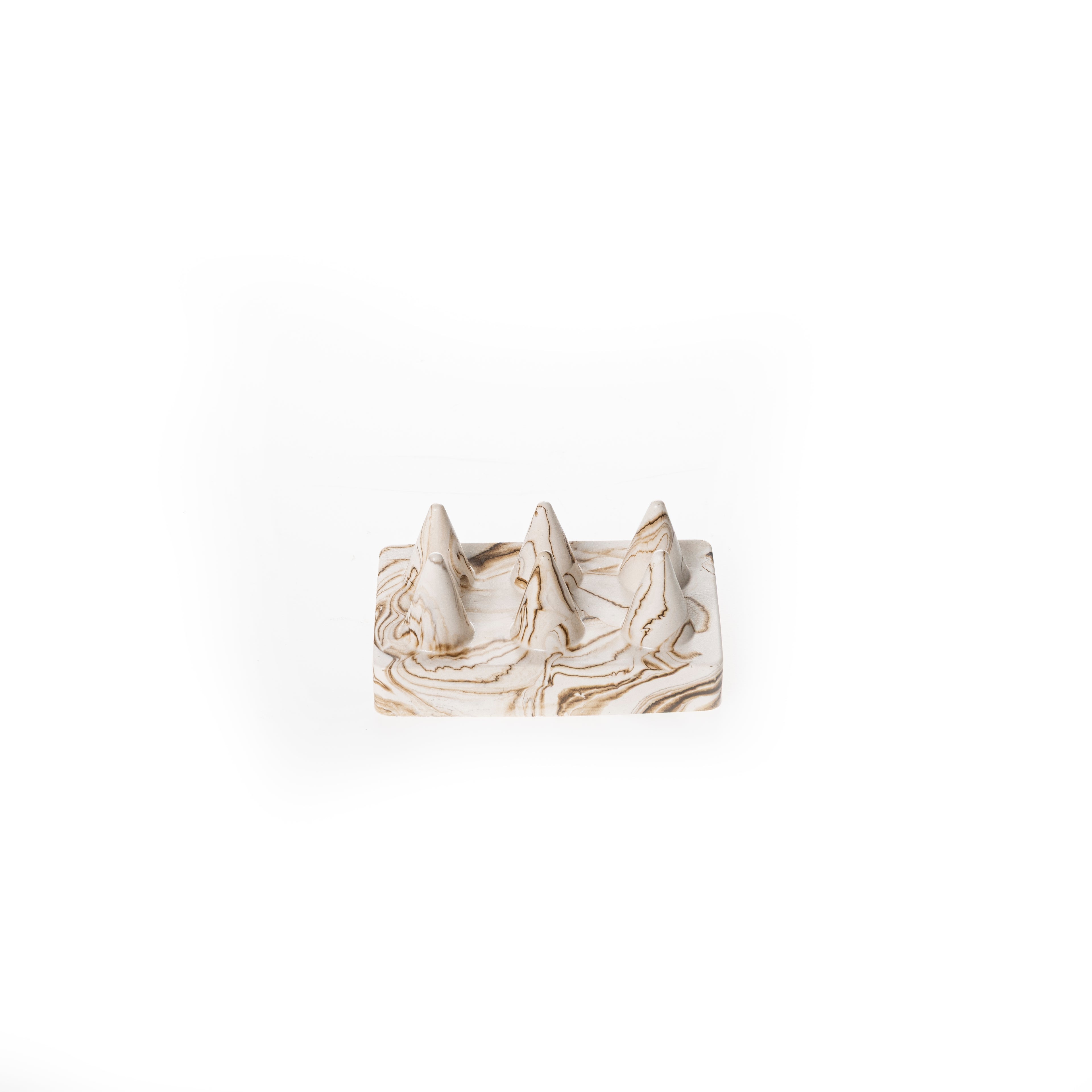 CONE RING HOLDER [NUDE MARBLE]