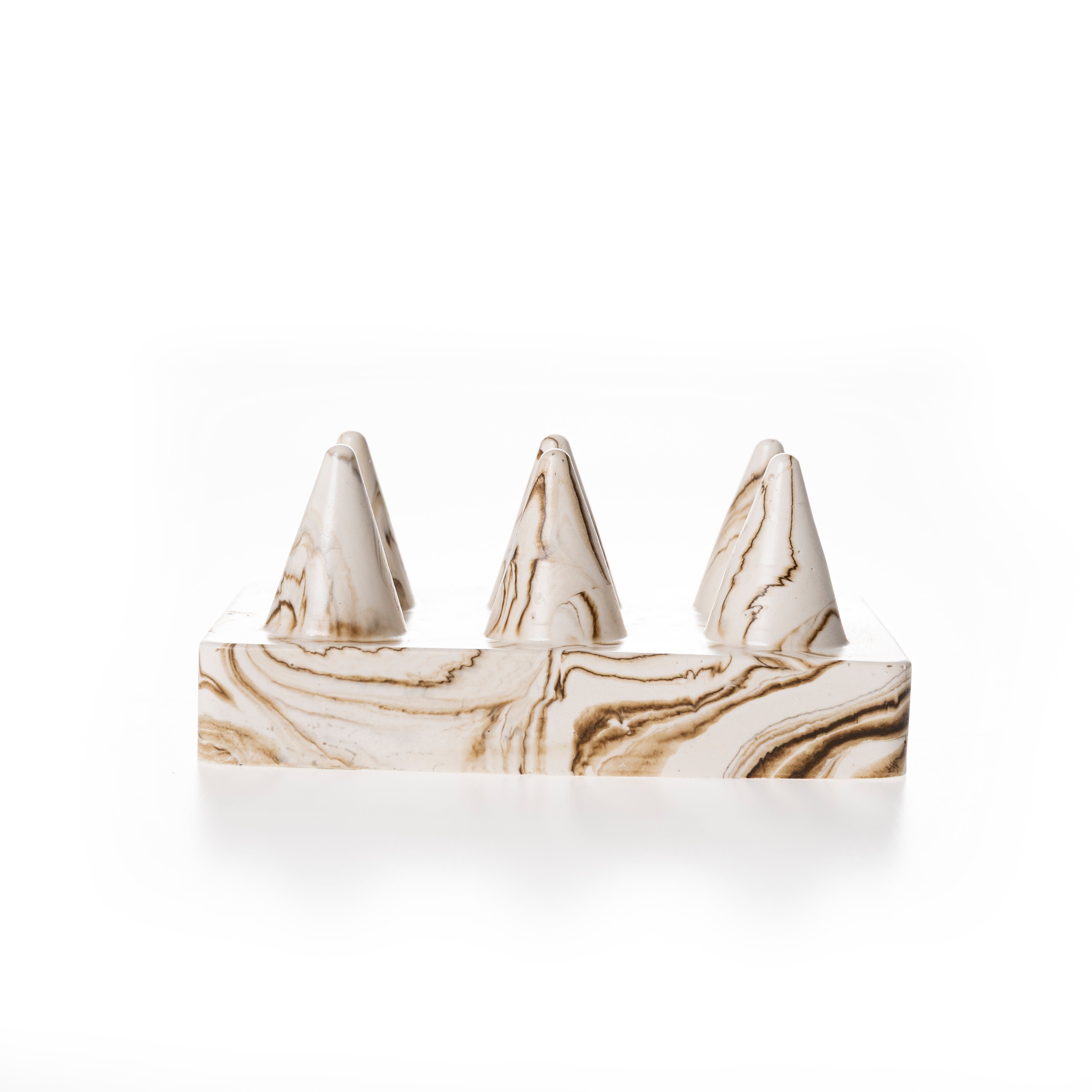 CONE RING HOLDER [NUDE MARBLE]