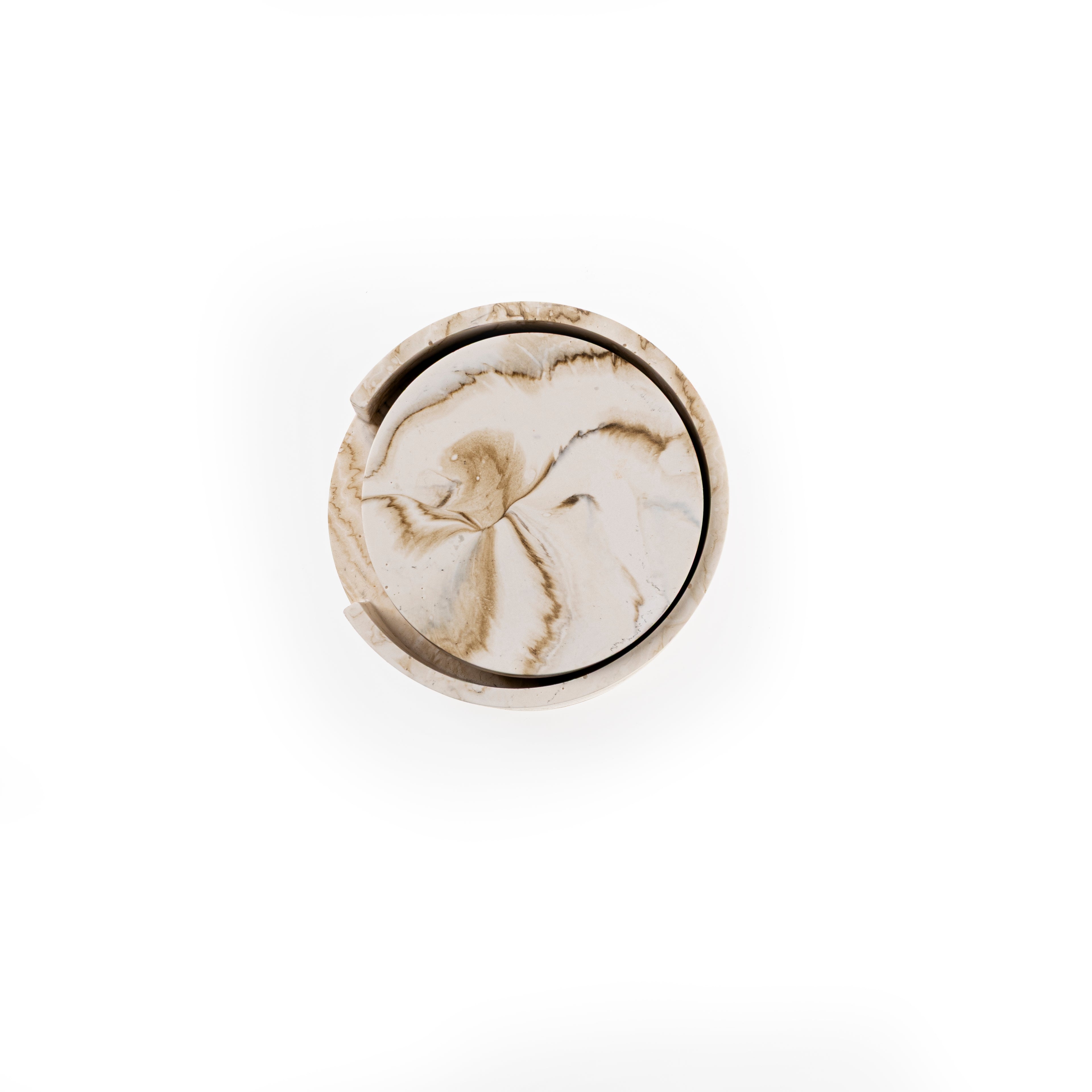 MARBLE COASTER SET [NUDE MARBLE]